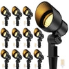 Aluminum Landscape Spotlights with G4 Bulb - Low Voltage 12V LED, Waterproof Aluminum Up Lighting