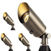 Adjustable Solid Brass Landscape Spotlights - Low Voltage 12V LED, 	Retro Bronze Outdoor Spot Lights