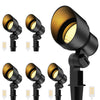 Aluminum Landscape Spotlights with G4 Bulb - Low Voltage 12V LED, Waterproof Aluminum Up Lighting